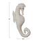 Hello Honey® White Cotton & Linen Seahorse-Shaped Pillow